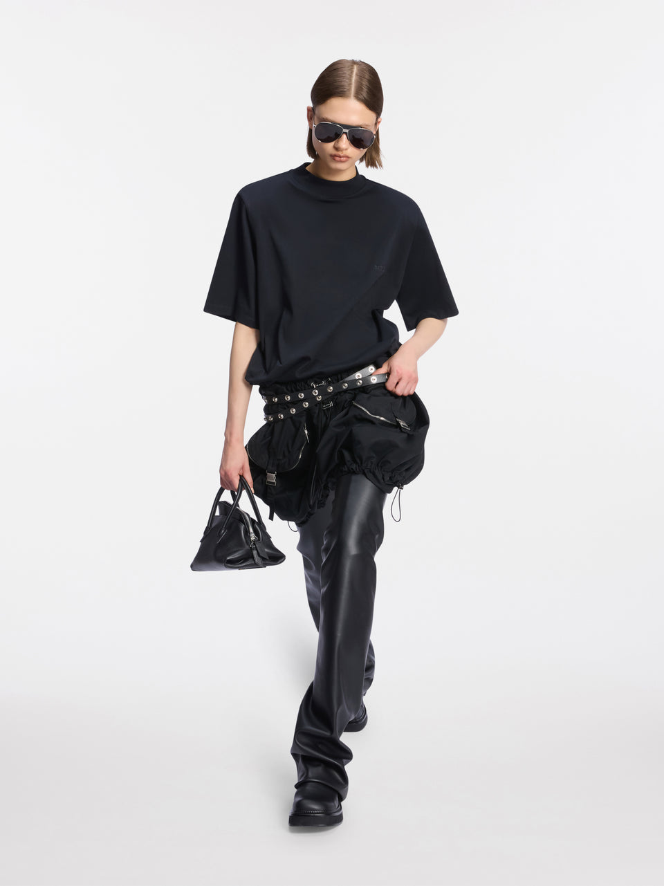 Pantalone corto black
