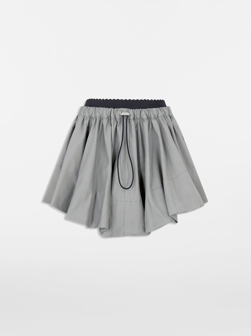 Mini gonna taupe grey