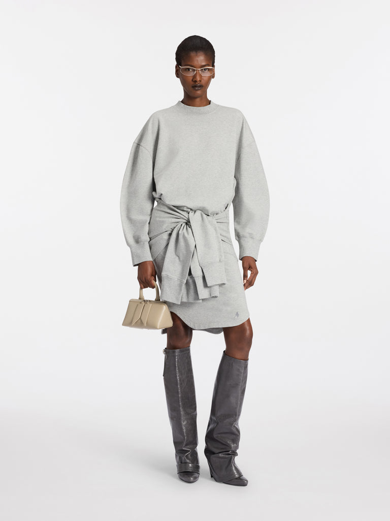 Mini gonna melange grey