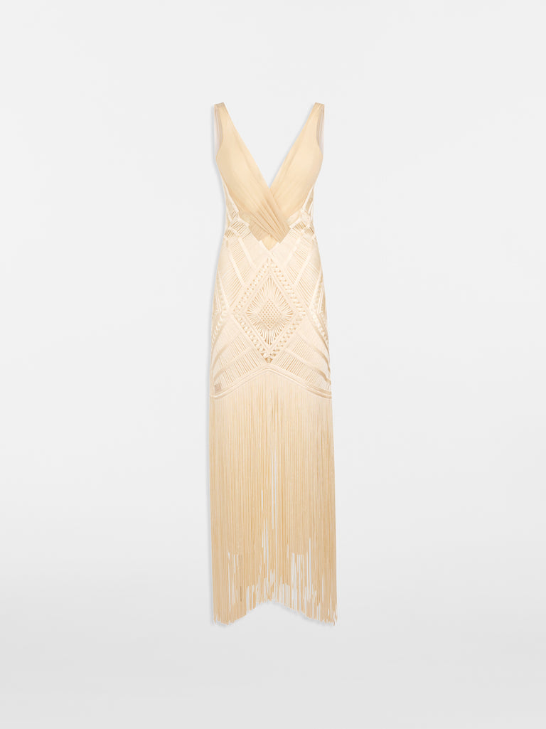 Abito midi ivory