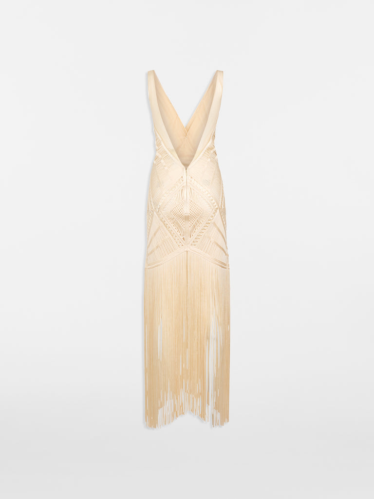 Abito midi ivory