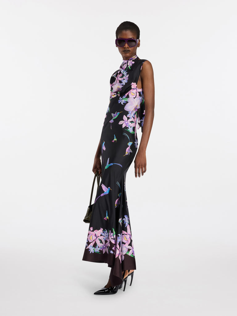 Abito midi multicolor