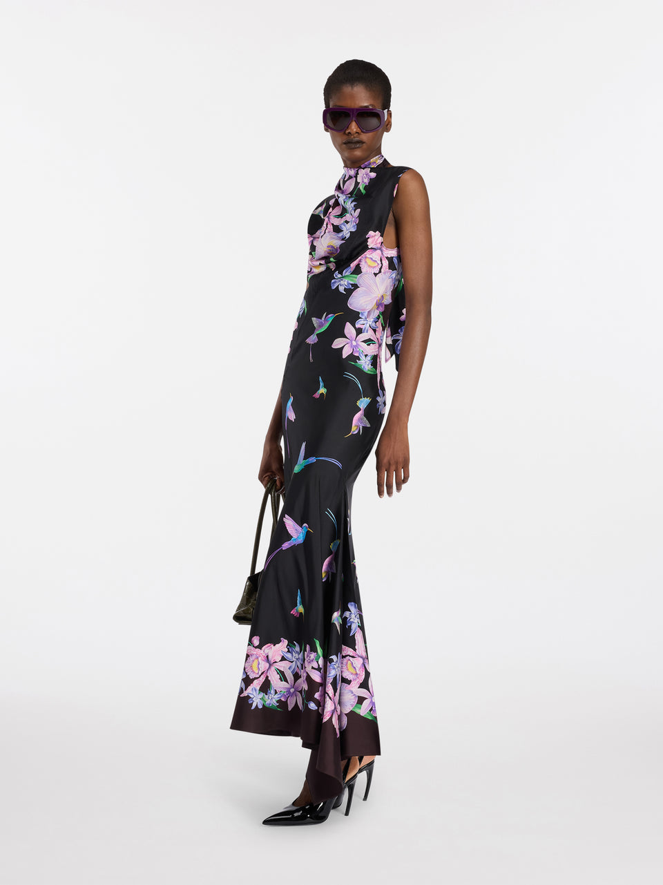 Multicolor midi dress