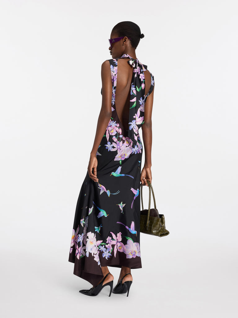 Abito midi multicolor