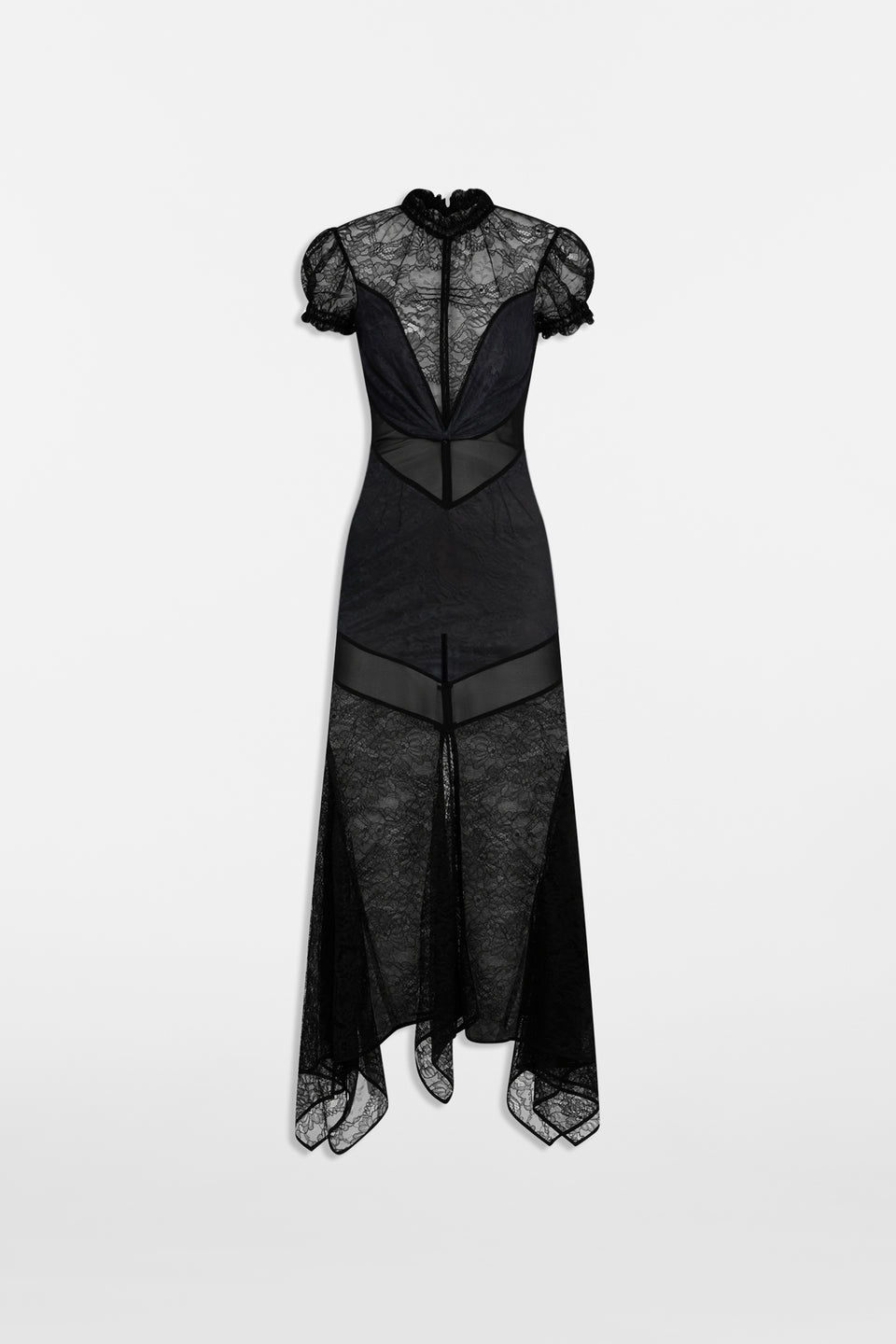 Black midi dress