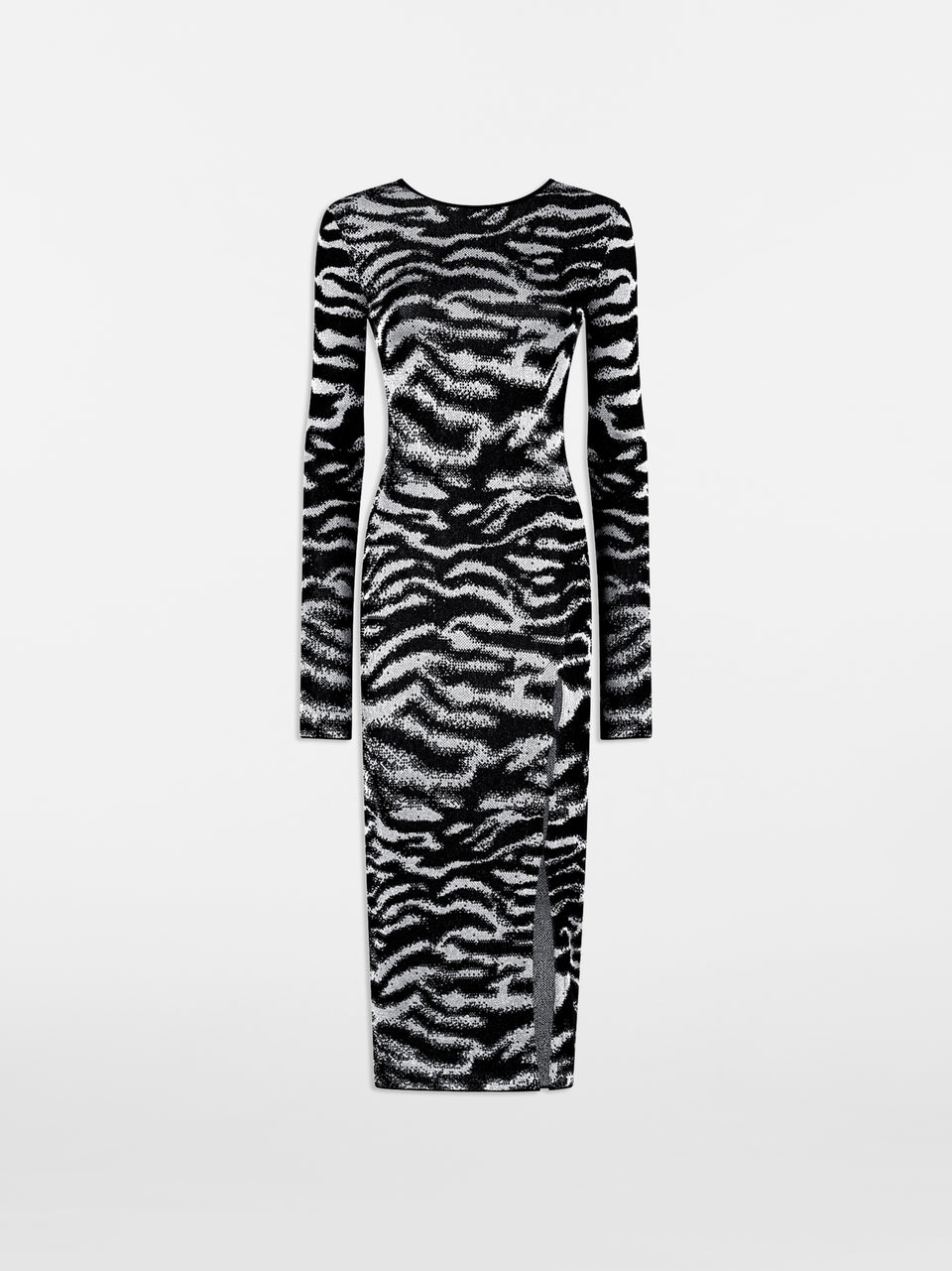 Abito midi white e black