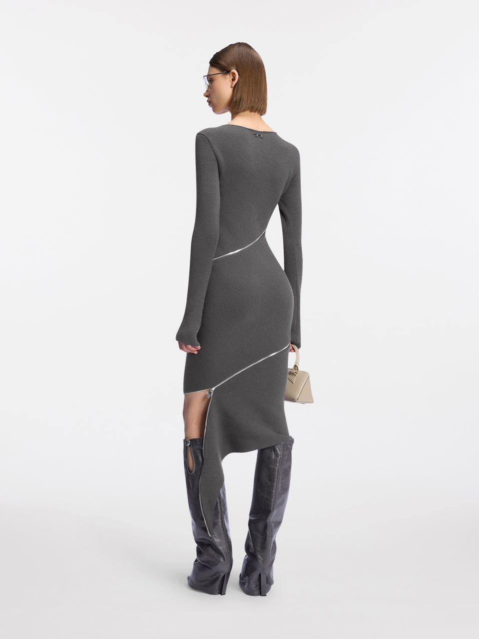 Abito midi grey