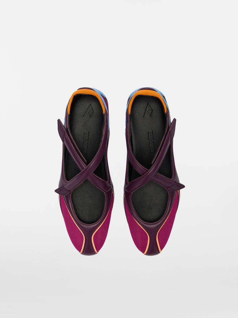 Ballerina flat ''Floor 01'' purple