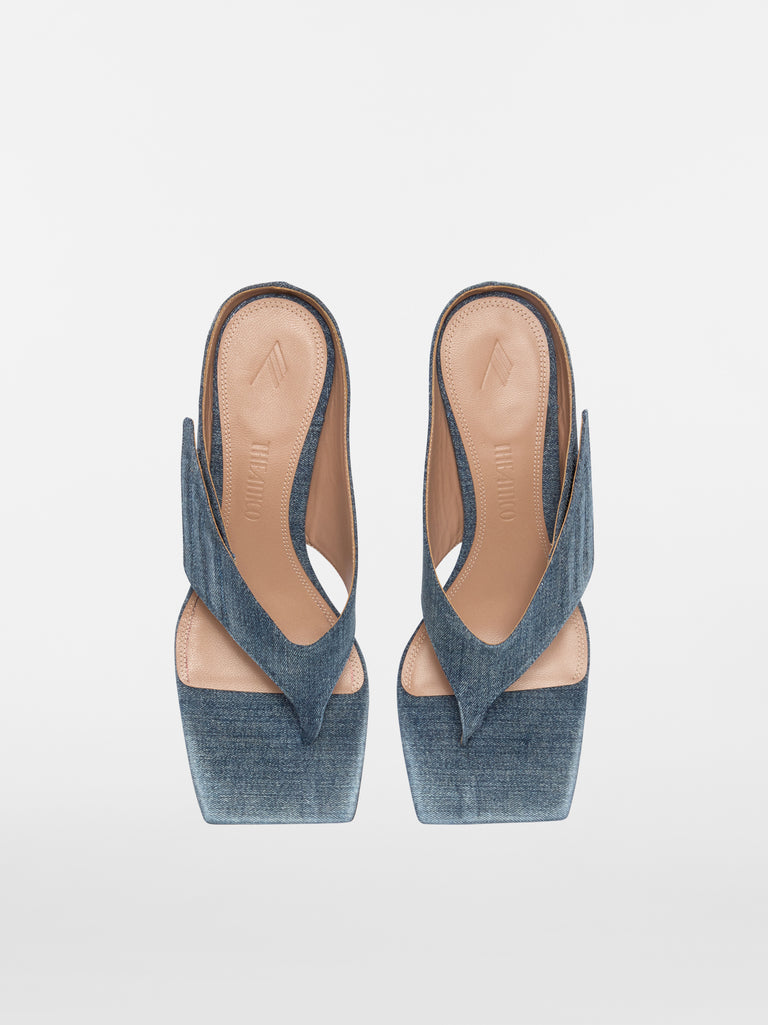 Sandalo infradito ''Cheope'' blue denim