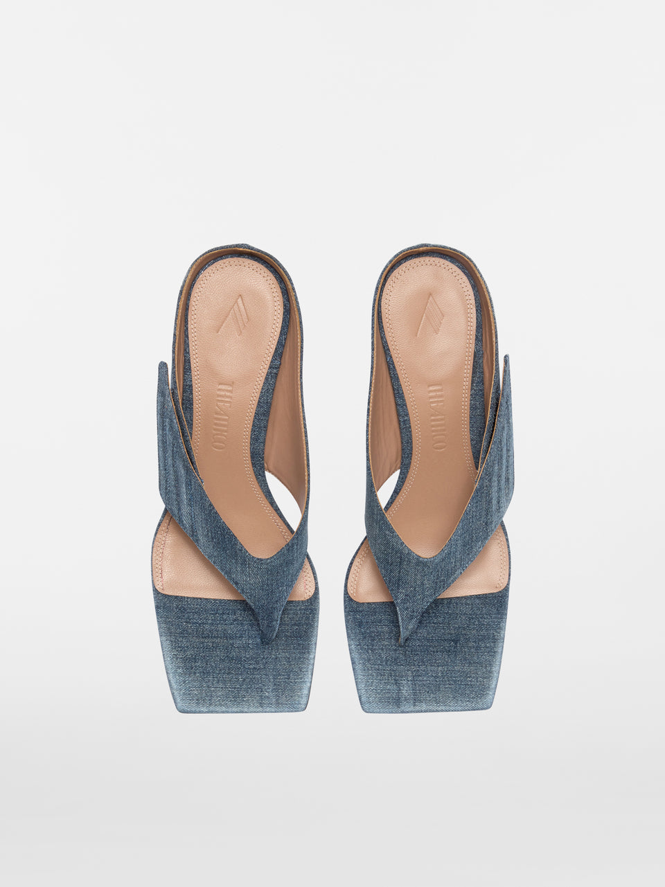 Sandalo infradito ''Cheope'' blue denim