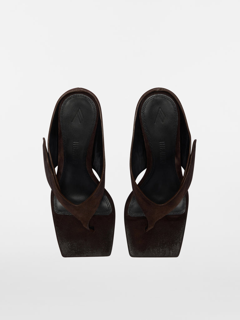 Sandalo infradito ''Cheope'' dark brown