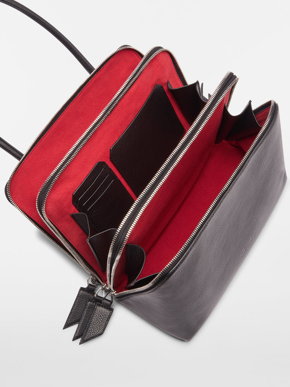 ''L'altra di Milano'' black shoulder bag