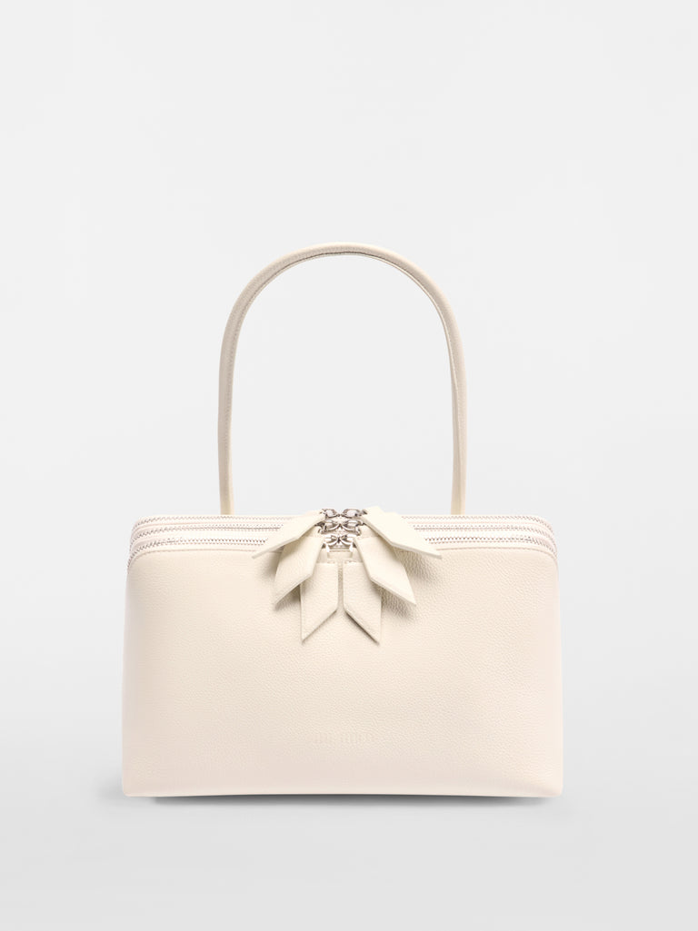 ''L'altra di Milano'' sand shoulder bag
