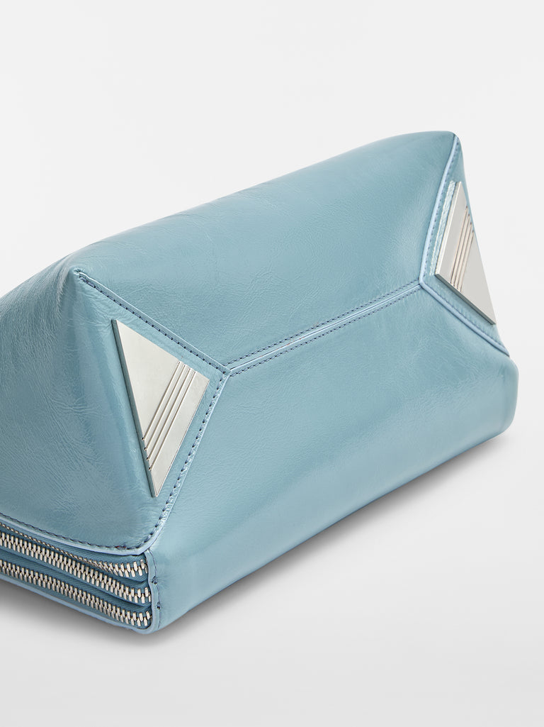 ''L'altra di Milano'' sky blue shoulder bag