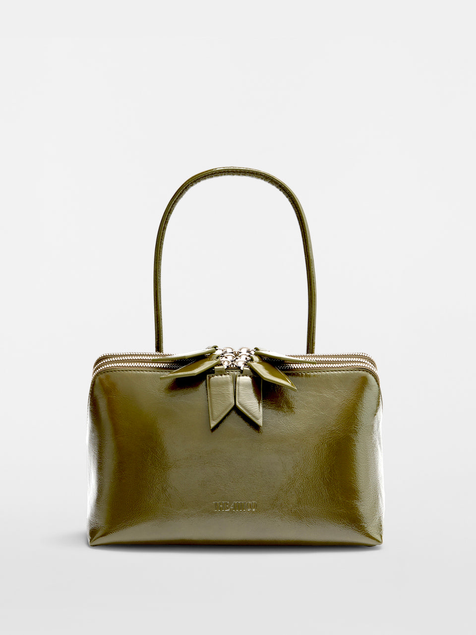 ''L'altra di Milano'' olive shoulder bag