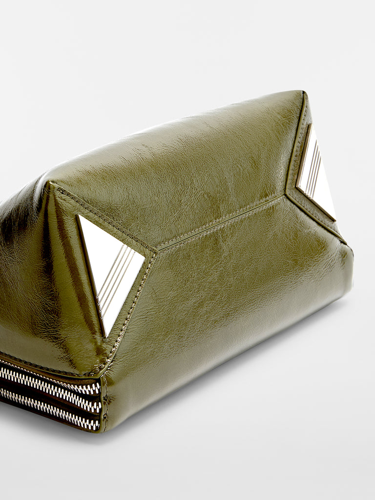 ''L'altra di Milano'' olive shoulder bag