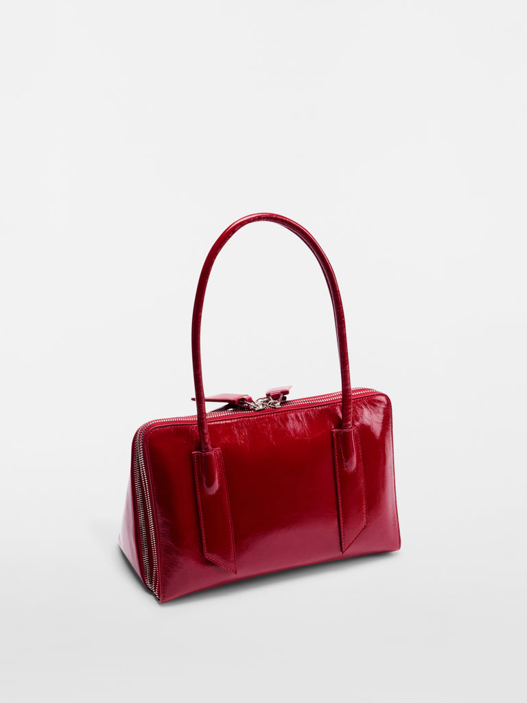''L'altra di Milano'' deep red shoulder bag
