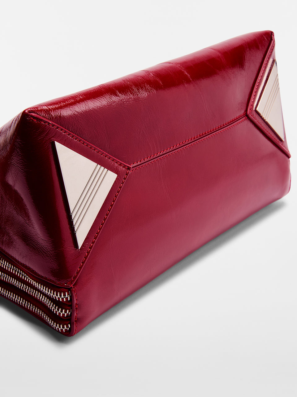 ''L'altra di Milano'' deep red shoulder bag