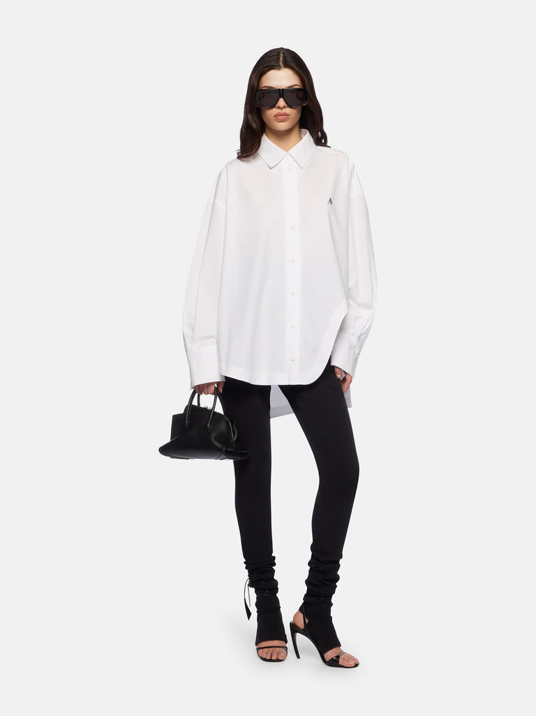 Camicia ''Diana'' white e navy blue
