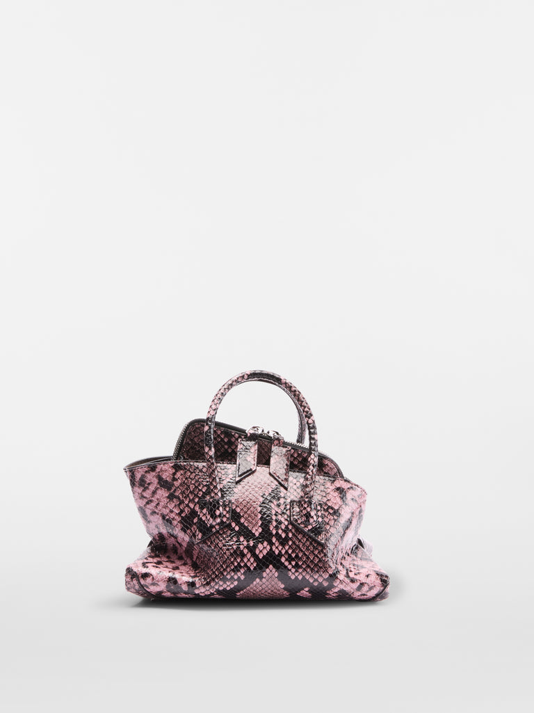 Top handle ‘‘La Passeggiata Mini‘‘ black e mauve