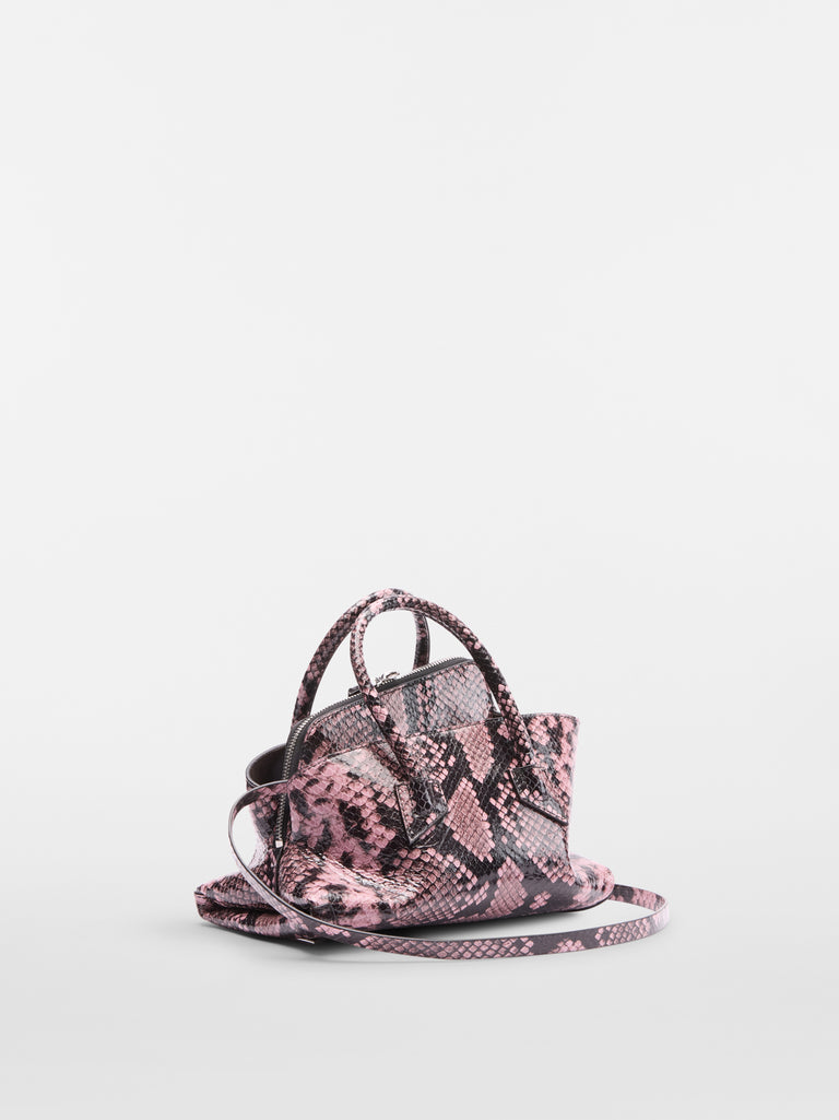 Top handle ‘‘La Passeggiata Mini‘‘ black e mauve