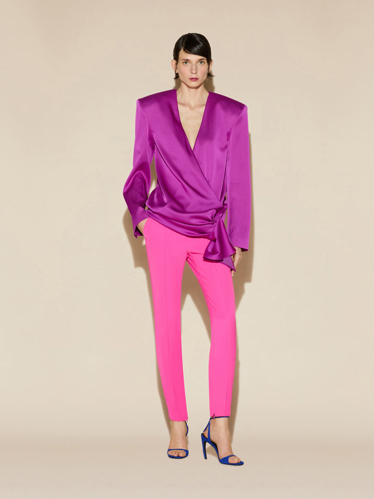 Mini abito hot pink