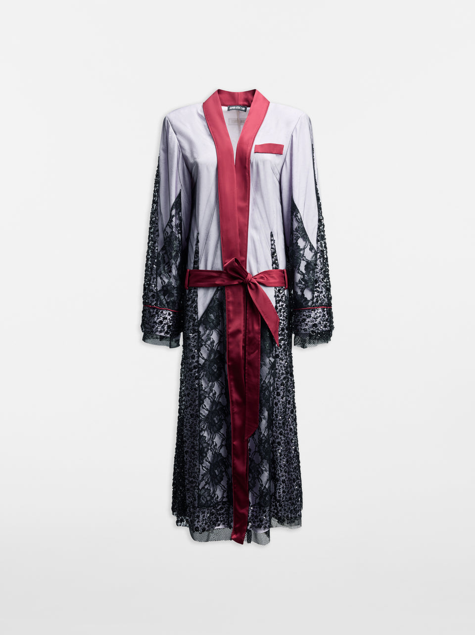 Cappotto robe black and lilac