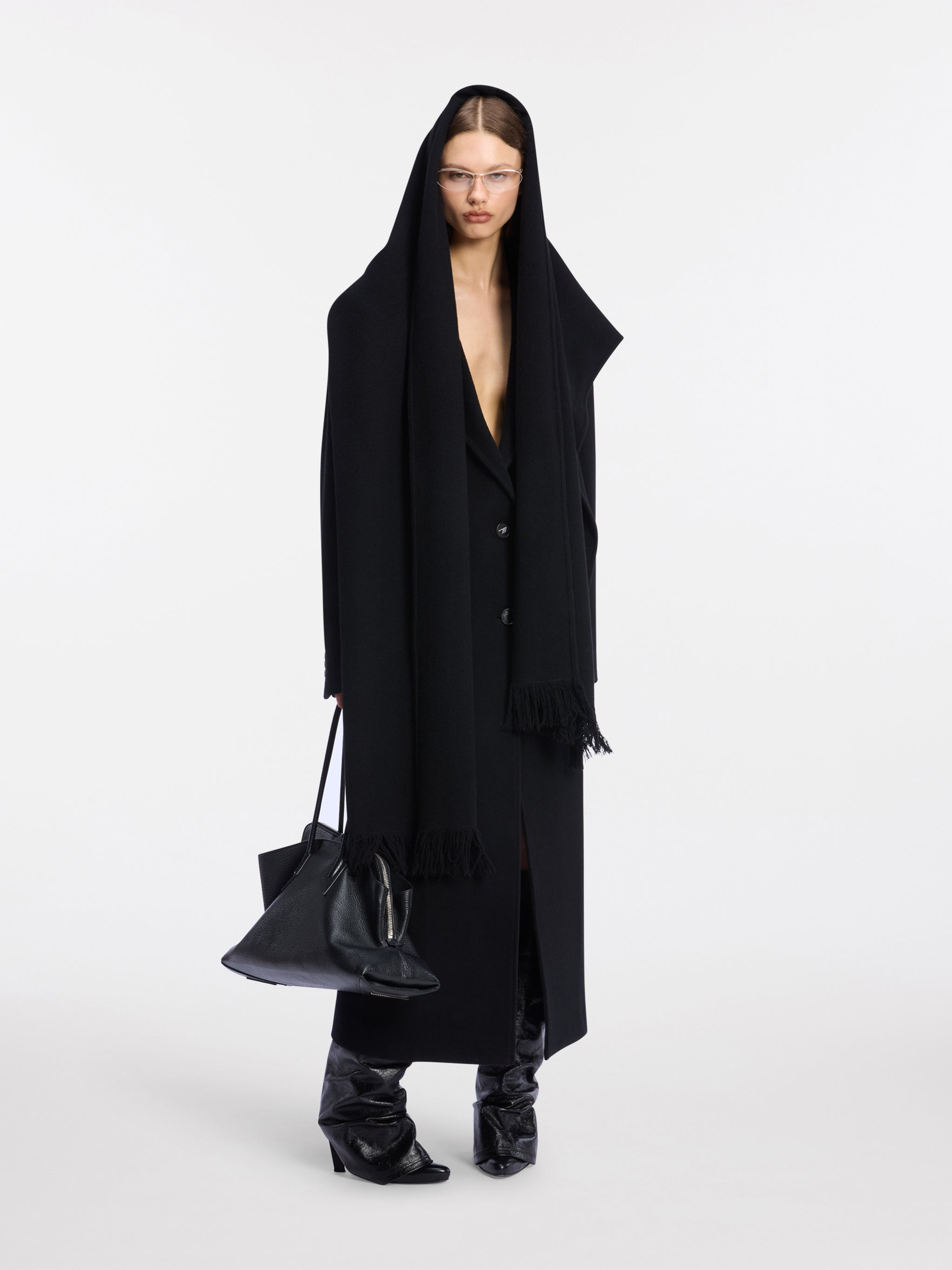 Black long coat | THE ATTICO®