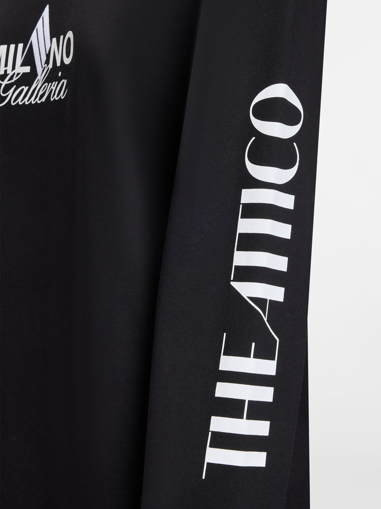 BLACK T-SHIRT THE ATTICO X VOGUE WORLD: MILANO