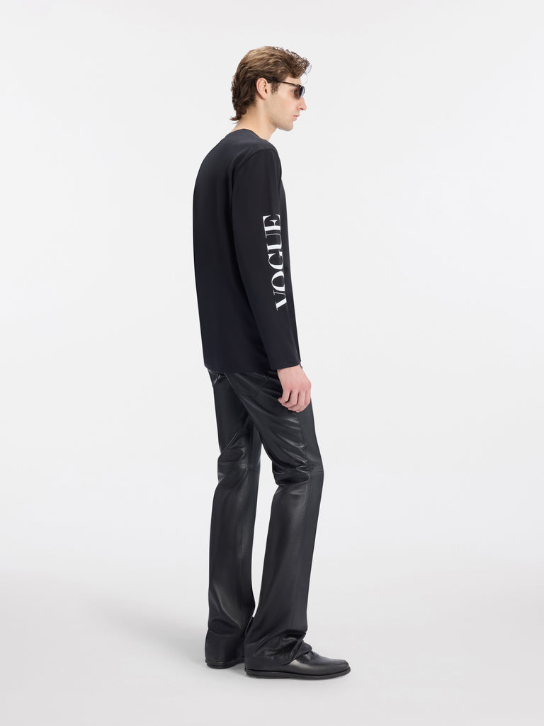 BLACK T-SHIRT THE ATTICO X VOGUE WORLD: MILANO