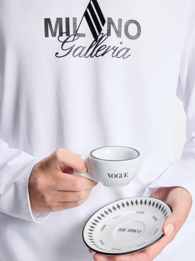 ESPRESSO CUP AND SAUCER THE ATTICO X VOGUE WORLD: MILANO