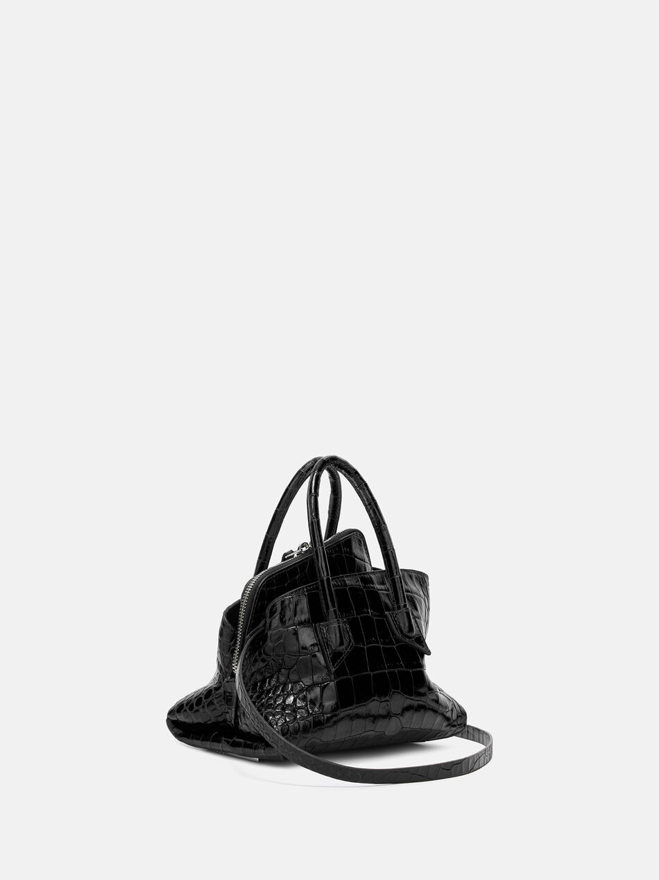 THE ATTICO ''La Passeggiata Mini'' black top handle Black 260WAH00063LBT155PR100