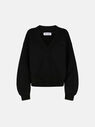 THE ATTICO Black fade sweatshirt Black fade 241WCF10JF04615