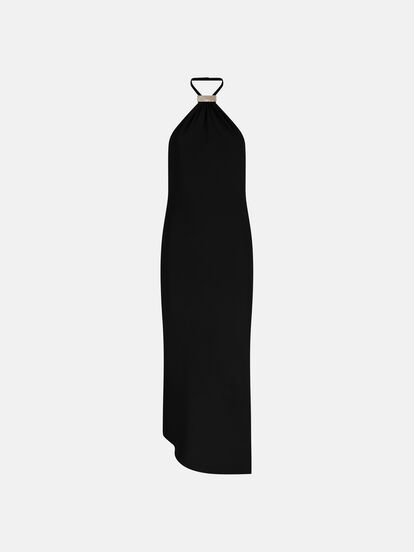 The Attico Midi Dress Black - 42
