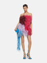 THE ATTICO ''Keri'' multicolor mini dress  232WCA171H137021