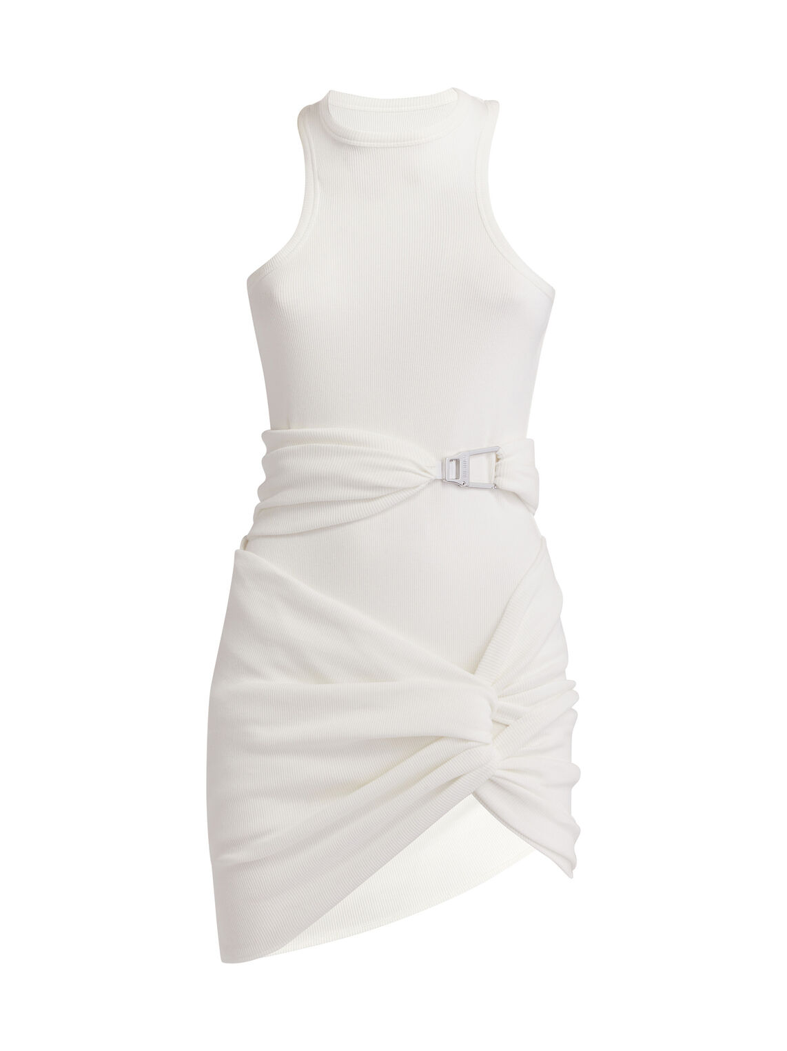 THE ATTICO "Cindy" white mini dress 4