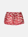 THE ATTICO Red and milk short pants Red/milk 243WCP165C082P649