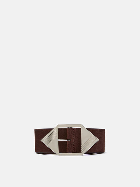 THE ATTICO Chocolate belt Chocolate 241WKE17L007590