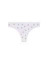 THE ATTICO Underwear white and burgundy strass White/Burgundy SPEWAB000099J050L821