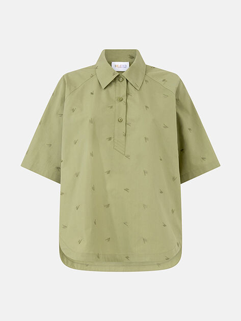 THE ATTICO Military green shirt MILITARY GREEN 260WCH00047CCC104MA081