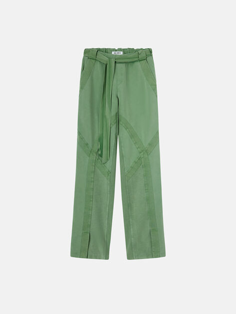 THE ATTICO Light green long pant LIGHT GREEN 260WCP00292JJF006AA131