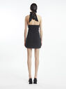 THE ATTICO ''Isabel'' black mini dress