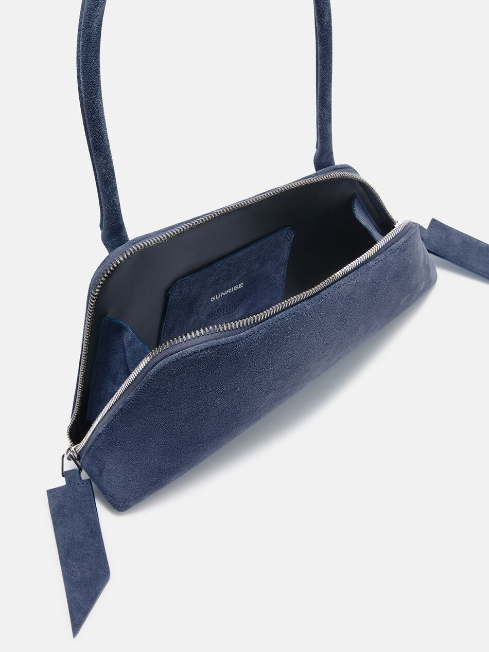 THE ATTICO ''Sunrise'' sapphire blue shoulder bag SAPPHIRE BLUE 260WAH00042LBT007AA290