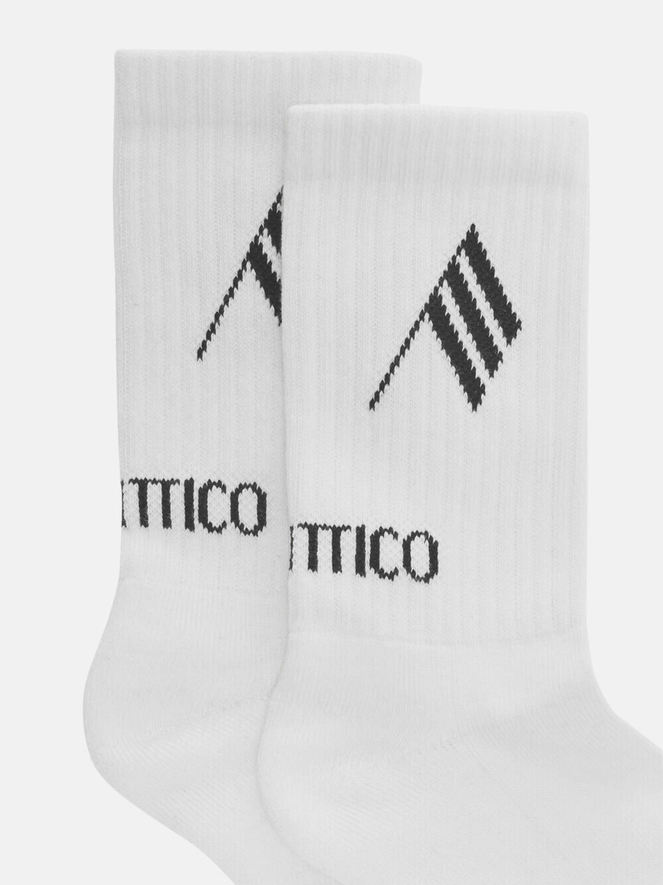 THE ATTICO Milk and black socks Milk/black 260WAK00021CCC101AA671