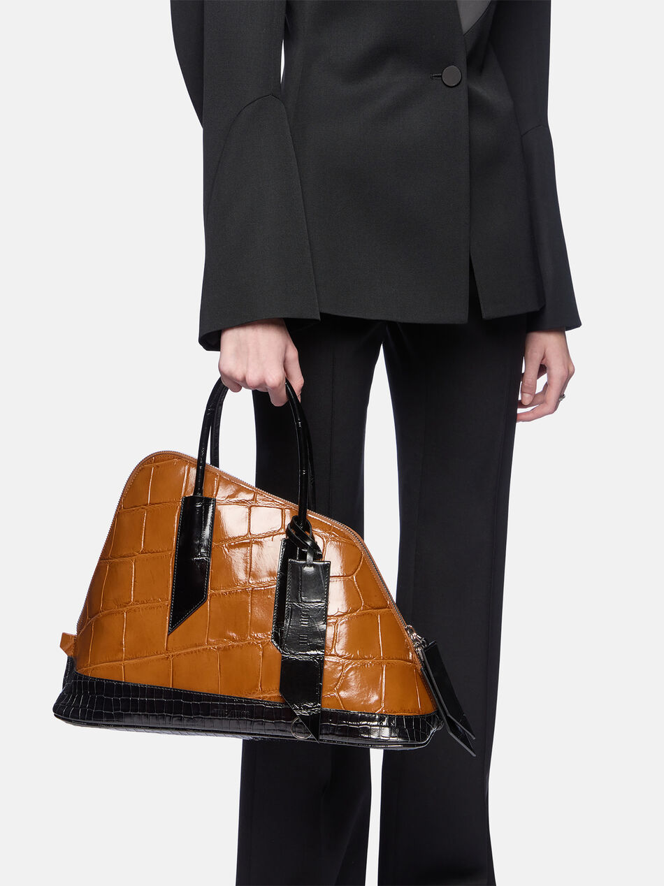 THE ATTICO ''La Sant Ambroeus'' top handle Shaded brown 260WAH00064LBT154PR490