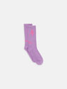 THE ATTICO Lilac and fuchsia short lenght socks  231WAK01C030409