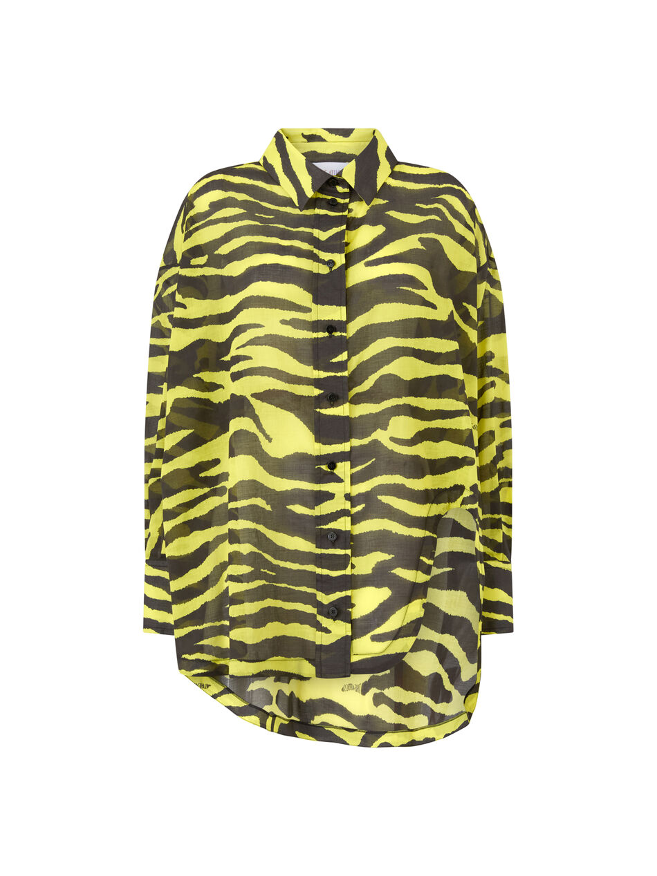 THE ATTICO Black and yellow shirt BLACK/YELLOW 260WCH00015CCC134PR166