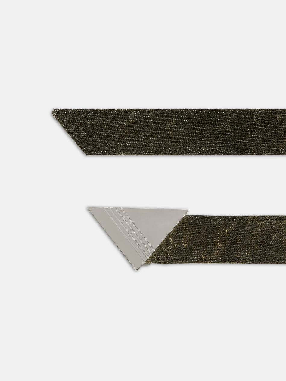 THE ATTICO Dark grey and sand belt Dark grey and Sand 241WKE11D075611