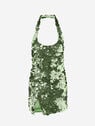THE ATTICO ''Allium'' green mini dress  226WCA140H118136