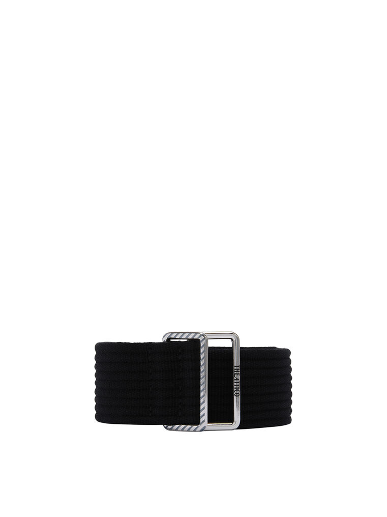 Attico The  Belts Gend - Black Belt Black Main Fabric: 100% Cotton, Trim: 100% Calf Bos Taurus Farm R In Black